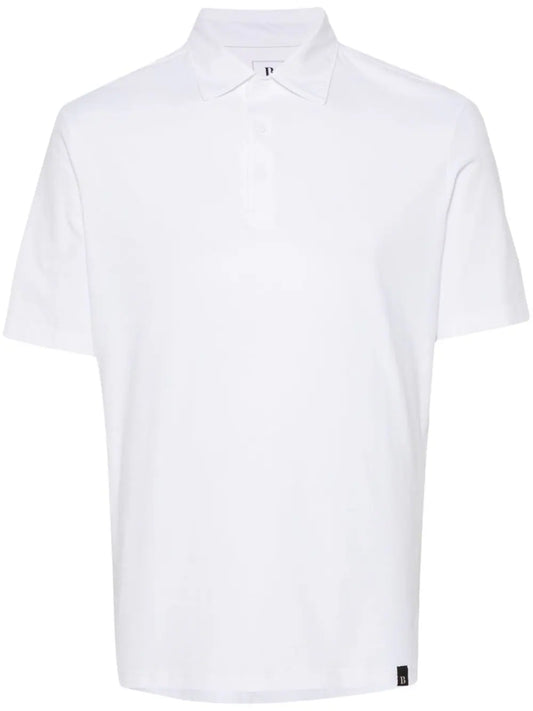 Stretch Supima-cotton polo shirt