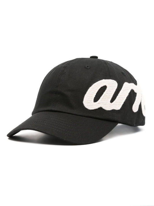 Embroidered-logo cap