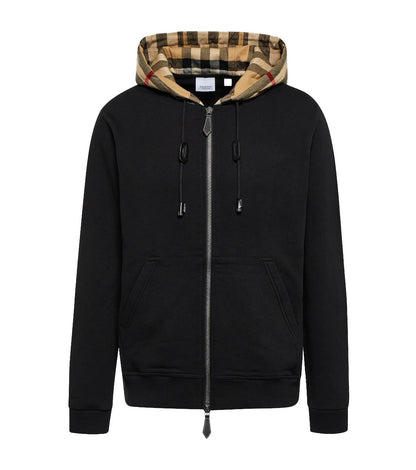 Vintage Check Cotton Hoodie by Burberry - bottegalusso: Premier Destination for Modern Luxury Menswear